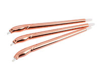 Rose Gold Microblading Eyebrow Tattoo Pen With Blades 11.5cm Length