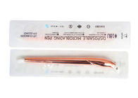 Rose Gold Microblading Eyebrow Tattoo Pen With Blades 11.5cm Length
