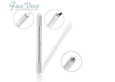 Face Deep Double Heads SS Autoclavable Microblading Pen For Perfect Brows