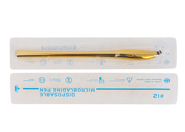 Golden Disposable Microblading Pen For Permanent Makeup