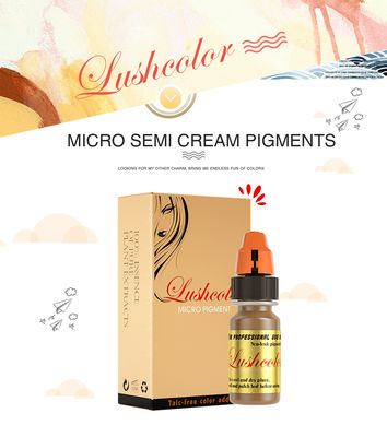 8ml Semi Cream Eyebrow Microblading Pigment For Machine Manual Holder