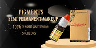 Organic Permanent Makeup Pigments 38 Colors Cosmetic Tattoo Inks