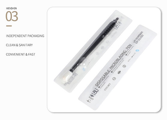 Fine 0.16mm Blade Nami Disposable Microblading Pen With Sponge