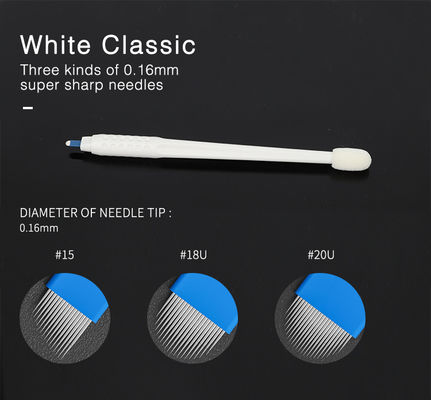 Fine 0.16mm Blade Nami Disposable Microblading Pen With Sponge