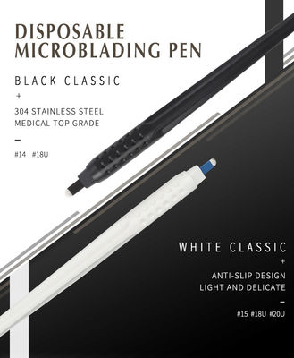 Fine 0.16mm Blade Nami Disposable Microblading Pen With Sponge