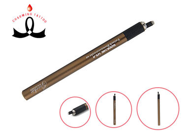 Permanent Makeup Tools And Equipment , Metal Manual Eyebrow Tattoo Pen