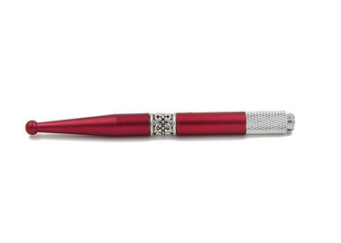 Custom Makeup Tools And Accessories Red Permanent Makeup Tattoo Pen