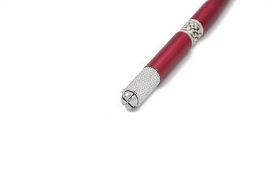 Custom Makeup Tools And Accessories Red Permanent Makeup Tattoo Pen