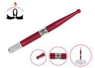 Custom Makeup Tools And Accessories Red Permanent Makeup Tattoo Pen