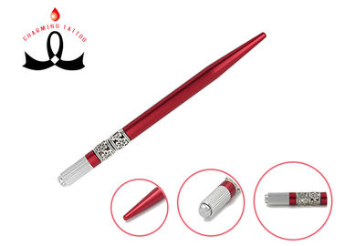 Red Mini Metal Permanent Eyebrow Makeup Tools Cosmetic Manual Pen