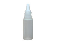 White Twist Top 8 / 12 ML Plastic Squeeze Tattoo Ink Bottles With Brush