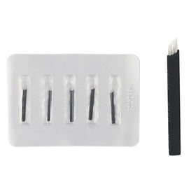 Black Permanent Makeup Needles Safety Disposable Tattoo Eyebrow Microblading