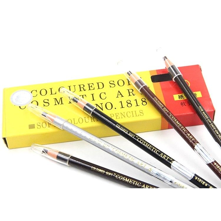 Super Permanent Makeup Cosmetics Pencil Eyebrow Pencil 5 Colors CE Certification