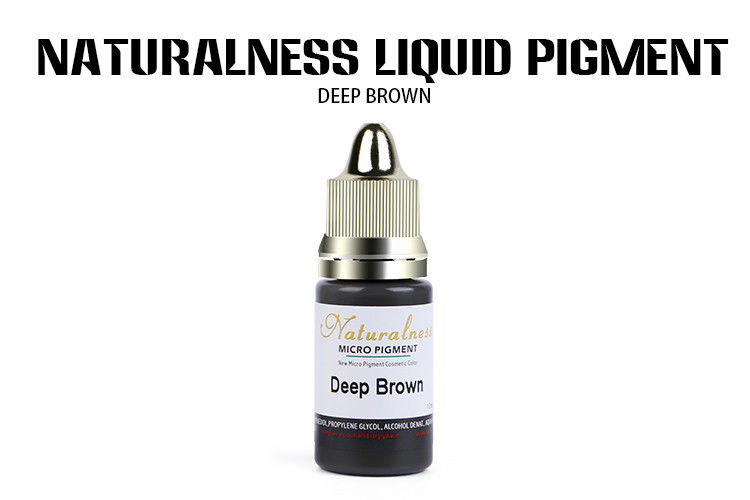 CE Deep Brown Color Inks For Eyebrow Tattoo Liquid Permanent Makeup Tools