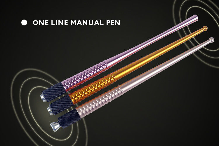 Three Colors One Line Eyebrow Microblading  Manual Pen For Eyebrows Permanent Makeup
