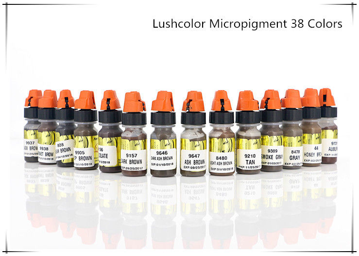 38 Colors Eyebrow Ink Permanent Makeup Pigments For Embroidery Hand Tool Pen