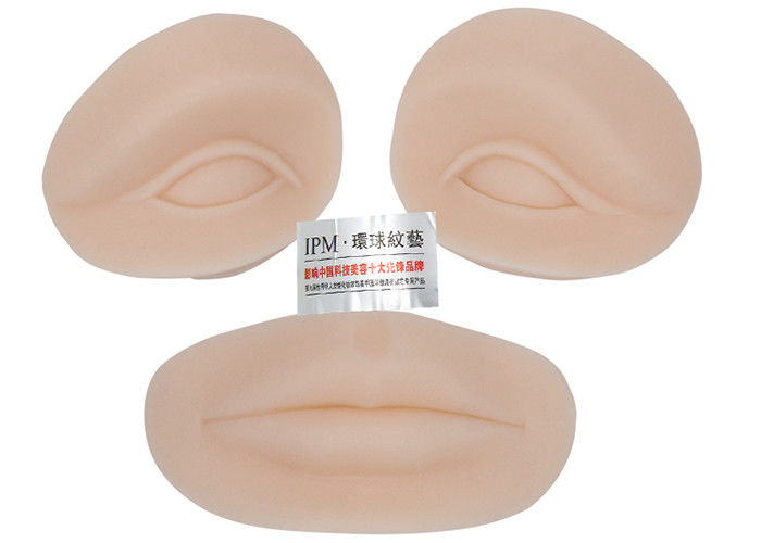 Permanent Makeup Training 3D Separable Model Makeup Practice Head With Eyes / Lip