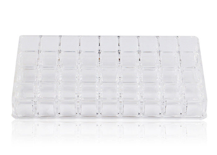 36 Holes Rectangle Acrylic Micro Pigment Cup Holder For Permanent Makeup