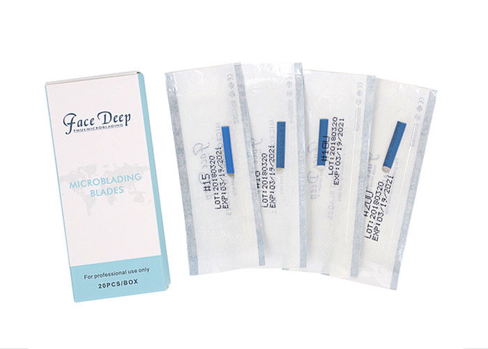 0.16mm Nami Blades Disposable Microblading Needles For Eyeliner Blue Color