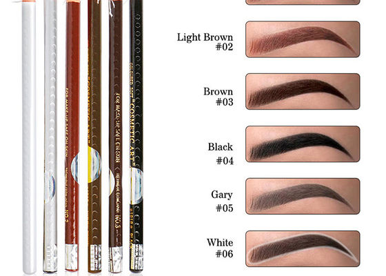 Peeling Pull Waterproof Permanent Makeup Eyebrow Pencil
